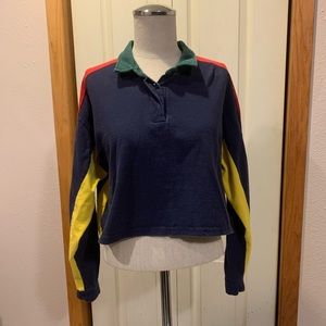 Cropped Colorblock Longsleeve